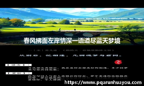 春风拂面左岸情深一语道尽蓝天梦境